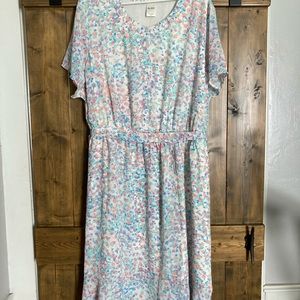 Brand new, Pastel spotted spring dress 3x